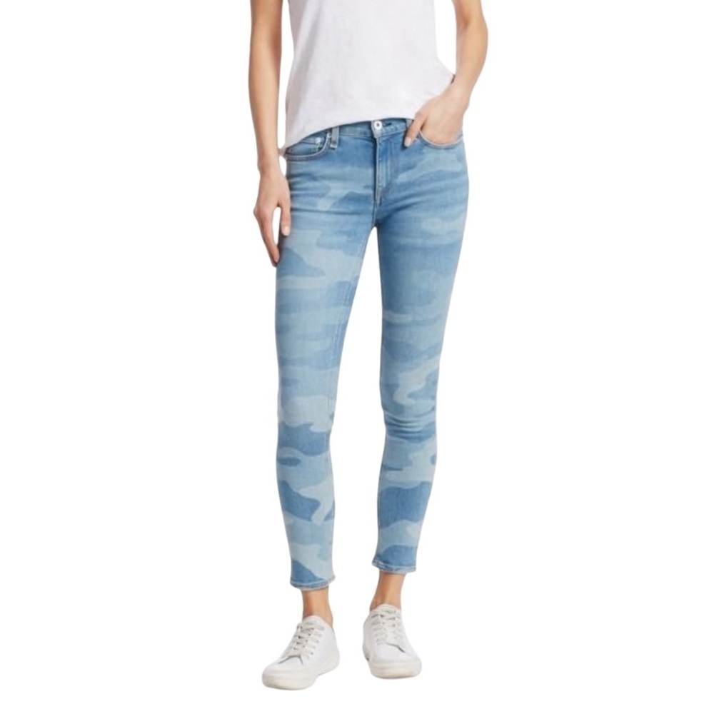 Rag & Bone Cate Mid Rise Ankle Skinny Camo Size 27